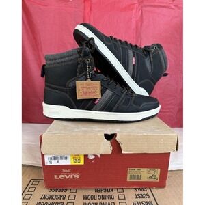 Levi's Shoes Men's Size 10 BB HI AMERICAN FOLKBLACK/CHARCOAL Sneakers High tops
